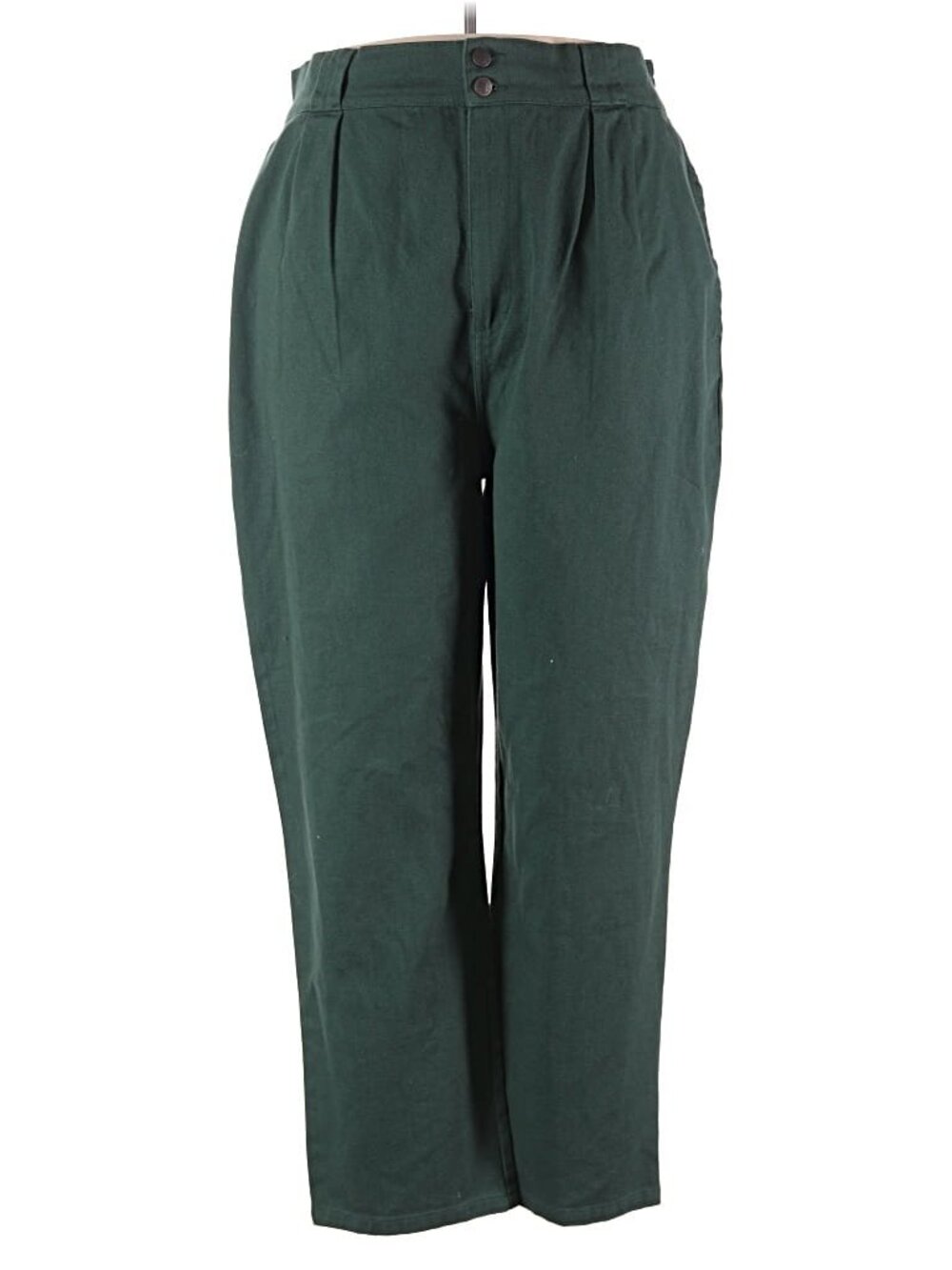 Lucy & Yak Camden Trousers Forest Green EU 42 / UK 16 NWT Organic Cotton